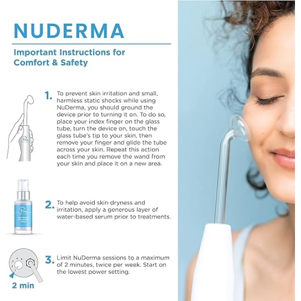 Pure Daily Care NuDerma Professional – Skin Therapy Wand with 6 Neon & Argon Wands - Image 4