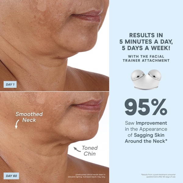 NuFACE TRINITY+ with Effective Lip & Eye Attachment | Advanced Microcurrent Skincare Device - Image 4