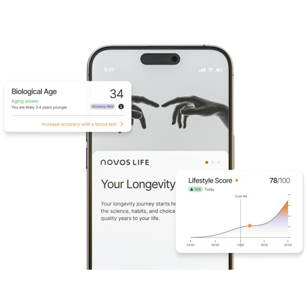 ⁦NOVOS Core | All-In-One Longevity Formulation 12 longevity ingredients, 1 powerful mix 6.9 grams.⁩ - الصورة ⁦7⁩