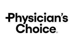 "Physician's Choice logo, representing a brand offering science-backed probiotics for adults and children, supported by medical and alternative medicine experts."