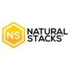Natural Stacks logo representing brain health, innovation, and transparency in premium supplement formulations.