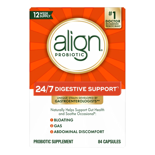 Align Daily Probiotic Supplement | 84 Capsules - #1 Doctor Recommended Probiotic