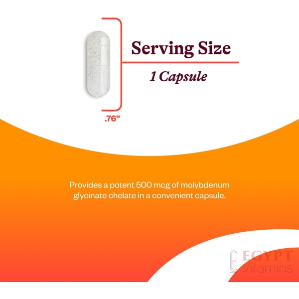 Seeking Health Molybdenum Glycinate Supplement | 500mcg, 90 Caps - Image 3