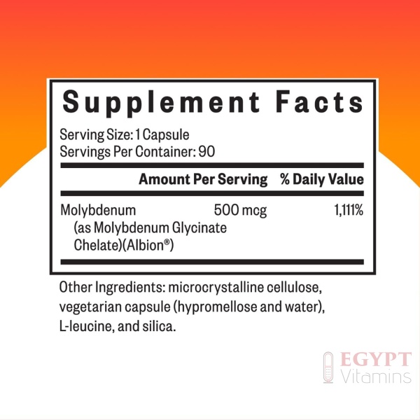 Seeking Health Molybdenum Glycinate Supplement | 500mcg, 90 Caps - Image 2