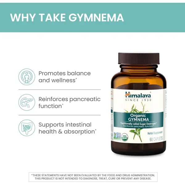 Himalaya Organic Gymnema – Natural Sugar Support