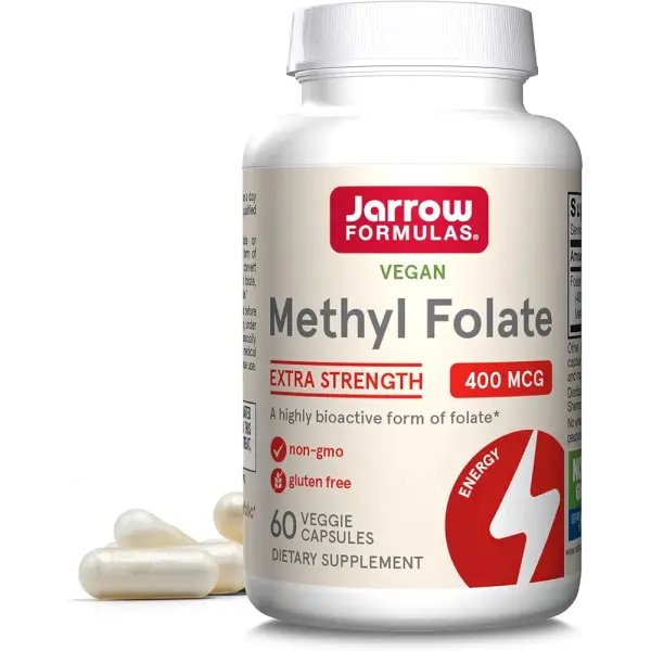 Jarrow Formulas Methyl B-12 & Methyl Folate Bundle | Energy & Support | 100 Counts - Image 5