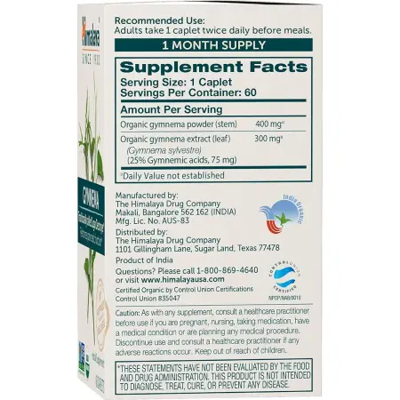 Himalaya Organic Gymnema – Natural Sugar Support