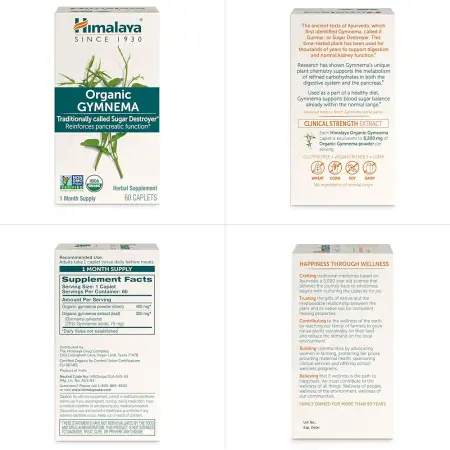 Himalaya Organic Gymnema – Natural Sugar Support