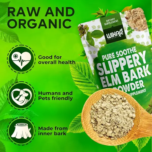 WIXAR Slippery Elm Bark Powder | Digestive Relief | 142 gm - Image 4