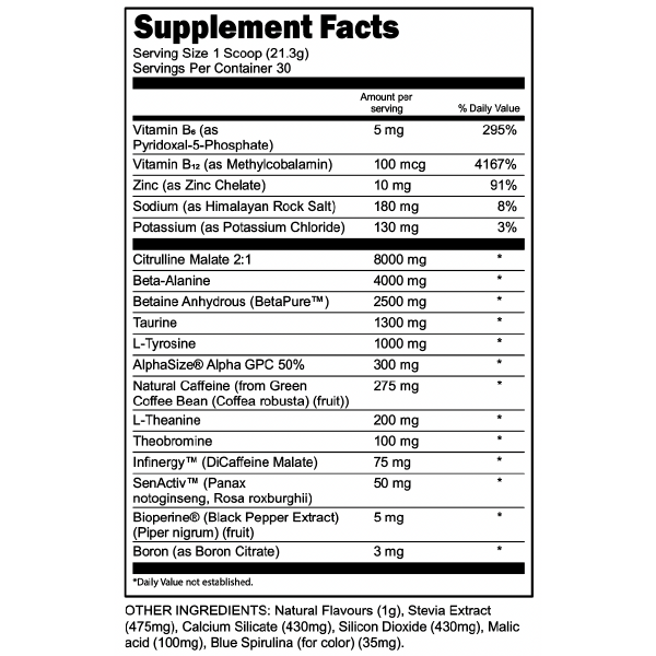 Transparent Labs BULK BLACK | Hardcore Pre-Workout | Nootropics & Pumps - Image 2