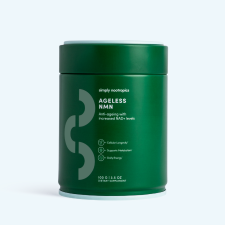 Simply Nootropics | NMN Powder (100g) Pharmaceutical Grade NAD+ Booster