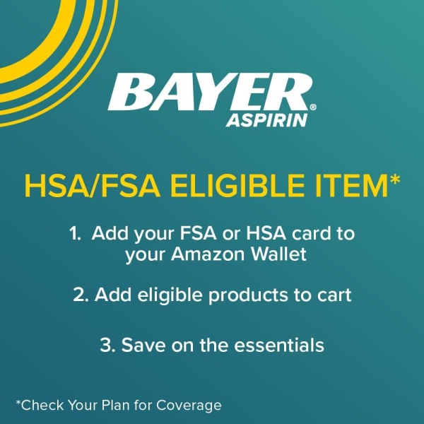 Bayer Aspirin 81mg | 300 Coated Tablets - Image 7