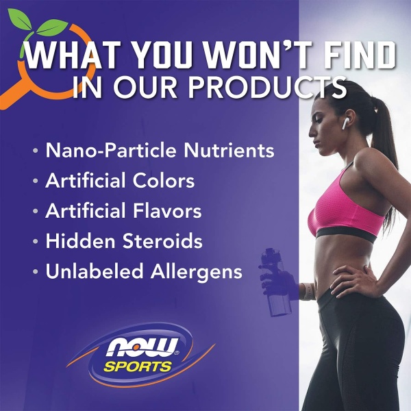 NOW Sports Whey Protein Isolate - 25g Protein with BCAAs | Unflavored Powder |1.2 lb (544g) - Image 5
