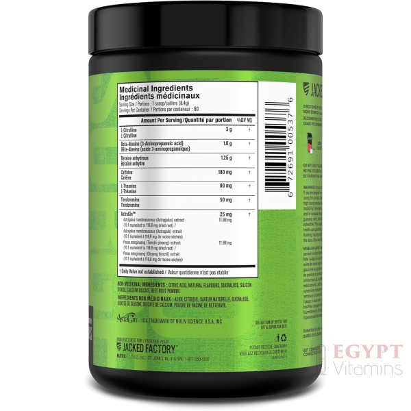 Jacked Factory NITROSURGE Pre Workout Supplement - Endless Energy, Instant Strength Gains, Clear Focus, Intense Pumps - Nitric Oxide Booster & Preworkout Energy Powder - 60 Servings, Cherry Limeade - Image 2