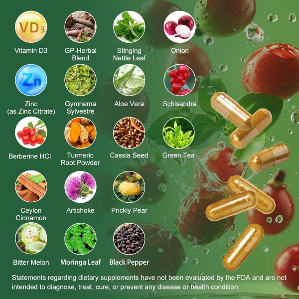 greenpeople Berberine Supplement with Ceylon Cinnamon | 120 capsules - Image 3