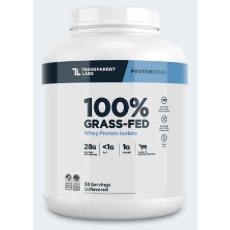 Transparent Labs Whey Protein Isolate 55 servings (Unflavored)