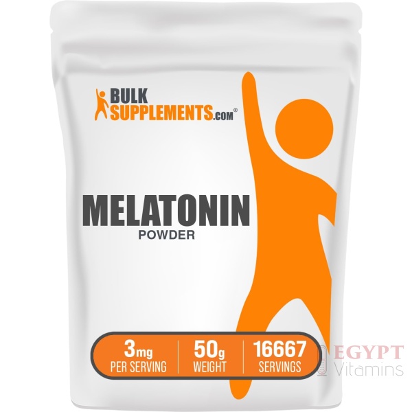 BulkSupplements Melatonin Powder 3 mg - 50g