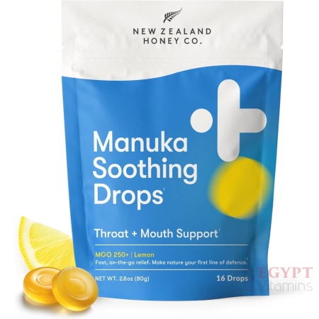 NEW ZEALAND HONEY CO. Manuka Honey Lozenges - Cough Drops - 16 Count