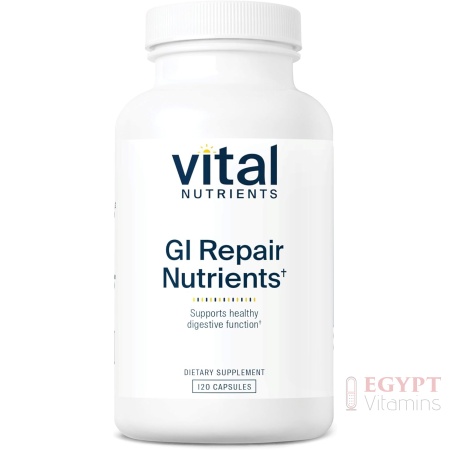 Vital Nutrients GI Repair Nutrients | Leaky Gut Capsule with L Glutamine and N-Acetyl | Digestive Enzyme Supplement to Support Gut Health and Digestion | 120 Capsules