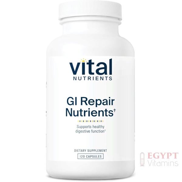 Vital Nutrients GI Repair Nutrients | Leaky Gut Capsule with L Glutamine and N-Acetyl | Digestive Enzyme Supplement to Support Gut Health and Digestion | 120 Capsules