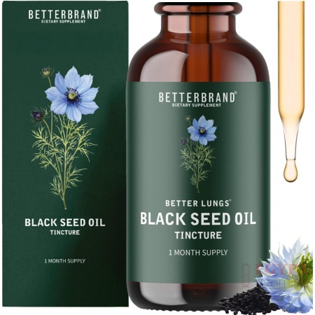 Betterbrand BetterLungs Black Seed Oil Tincture 60ml