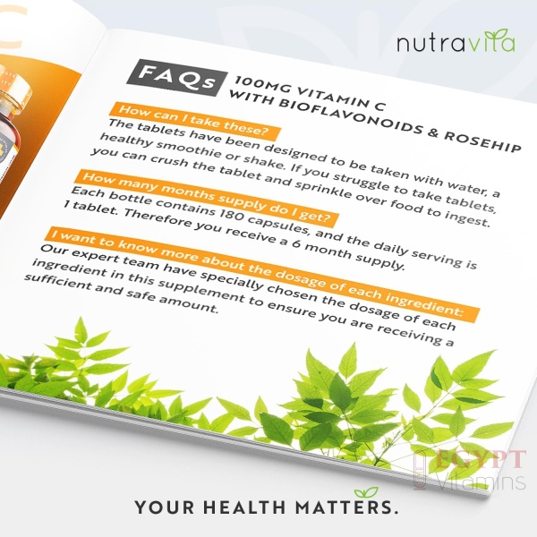 Nutravita Vitamin C 1000mg – 180 Tablets - Image 5