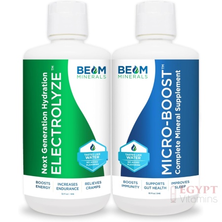 Beam Minerals Micro-Boost Humic Mineral Blend | Plant-Based Multi Minerals Supplement & Electrolytes Liquid | Micronutrients Supplements | Deficiency Support | Pure Natural Antioxidant | Keto Friendly