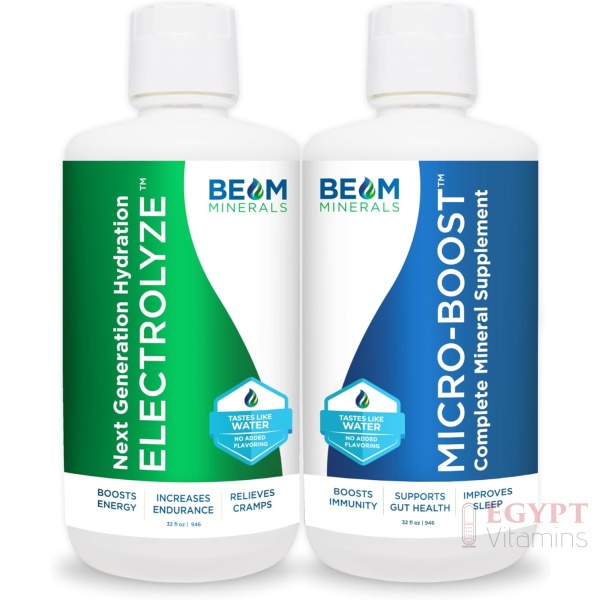 Beam Minerals Micro-Boost Humic Mineral Blend | Plant-Based Multi Minerals Supplement & Electrolytes Liquid | Micronutrients Supplements | Deficiency Support | Pure Natural Antioxidant | Keto Friendly