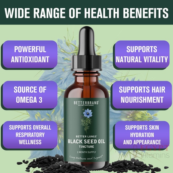 Betterbrand BetterLungs Black Seed Oil Tincture 60ml - Image 7