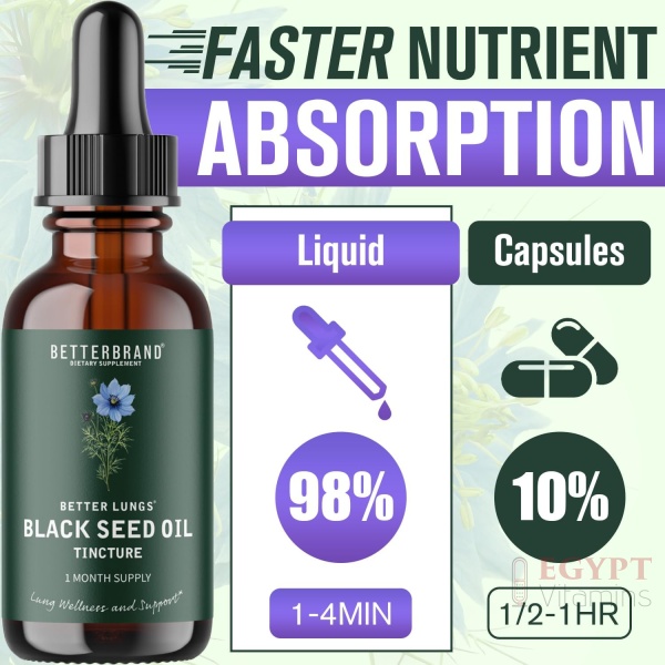 Betterbrand BetterLungs Black Seed Oil Tincture 60ml - Image 3