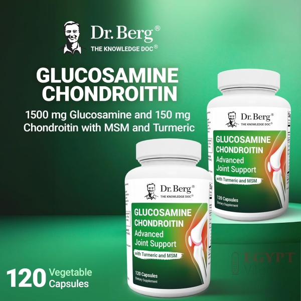 Dr. Berg Glucosamine Chondroitin MSM Turmeric & Boswellia - Advanced Joint Support Supplement with 1500 mg Glucosamine Sulfate - 120 Capsules - Image 7