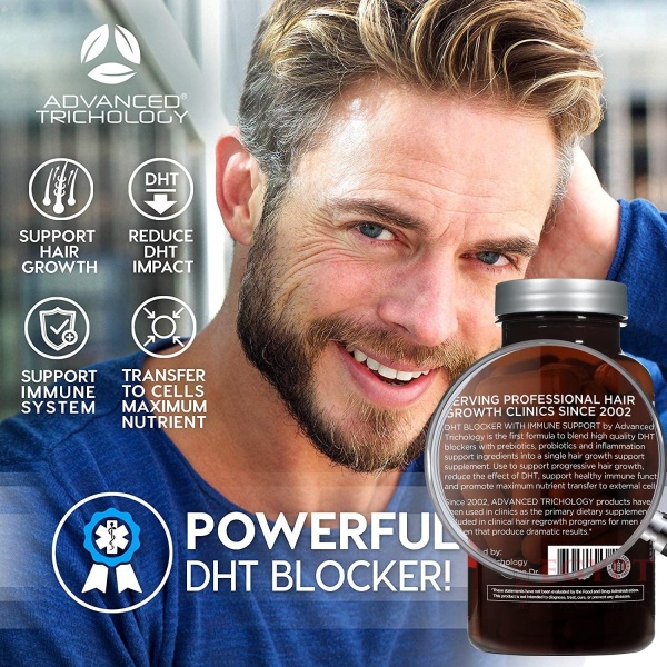 DHT Blocker - Hair Growth Supplement for Genetic Thinning for Men and Women | Approved* by American Hair Loss Association | Guaranteed, Backed by 20 Years of Experience in Hair Loss Treatment Clinics - Image 4