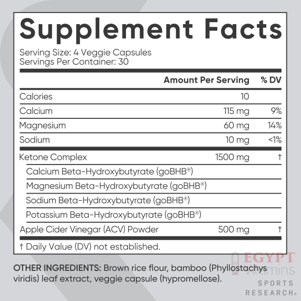 Sports Research Keto Plus ACV | Keto Support Supplement | 120 capsules - Image 2