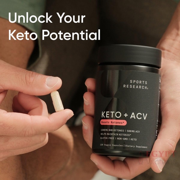 Sports Research Keto Plus ACV | Keto Support Supplement | 120 capsules - Image 5