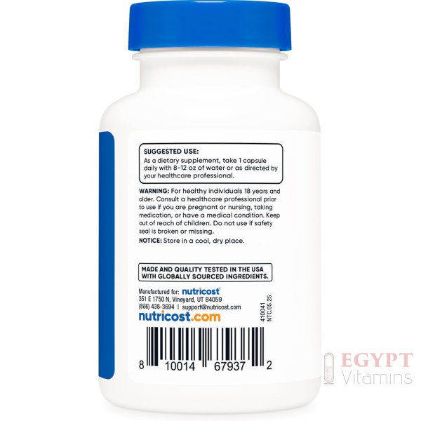 ⁦Nutricost L-Theanine 200mg, 120 Capsules⁩ - الصورة ⁦3⁩