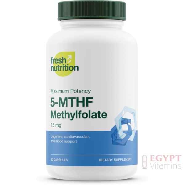 Fresh nutrition L Methylfolate 15mg | 60 Capsules