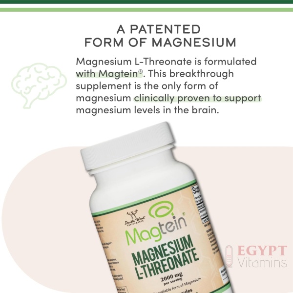 Magnesium L Threonate, Magtein™, Sleep and Cognitive Support – 2,000 mg – 120 Capsules - Image 4
