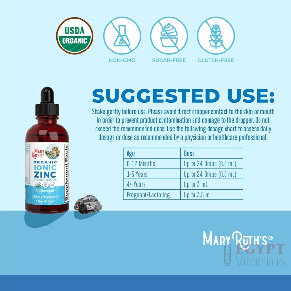 MaryRuth Organics Zinc Supplements for Immune Support | Ionic Zinc for Kids & Adults | Liquid Zinc Supplement | 40 Day Supply | Skin Care Supplement | Vegan | Gluten Free | Glycerin Based | 4 oz - Image 7