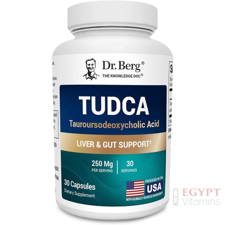 Dr. Berg TUDCA Supplement (Tauroursodeoxycholic Acid) | 30 Capsules