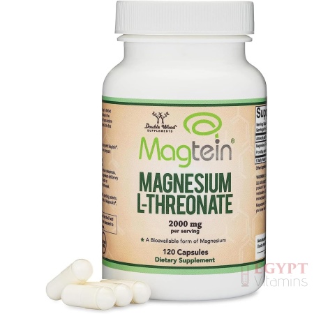 Magnesium L Threonate, Magtein™, Sleep and Cognitive Support – 2,000 mg – 120 Capsules