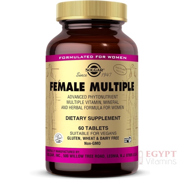Solgar Female Multiple | Advanced Multivitamin for Women | 60 Tablets