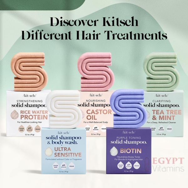 Kitsch Rosemary & Biotin Shampoo Bar - For Hair Growth, Strengthening, Thickening & Volumizing Shampoo for Women and Men - Free of Parabens, Sulfates & Silicones - Made in USA - 3.2 oz - Image 6