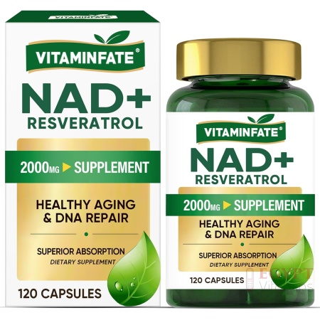 NAD+ Supplement 2000 mg | 120 Capsules