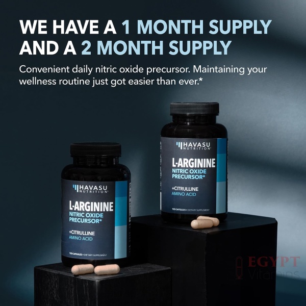L-Arginine Capsules Nitric Oxide | 60 Capsules - Image 7