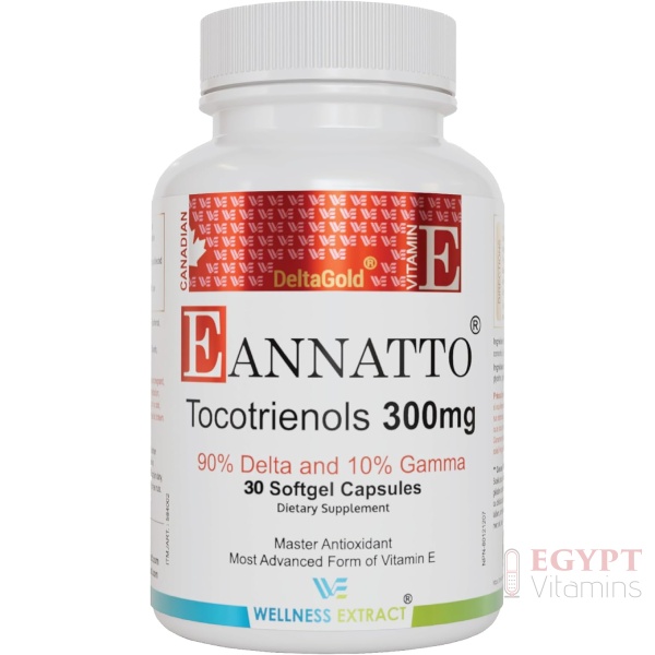 Eannatto Tocotrienols Vitamin E, Supports Immune Health & Antioxidant (300MG 30 Softgels)
