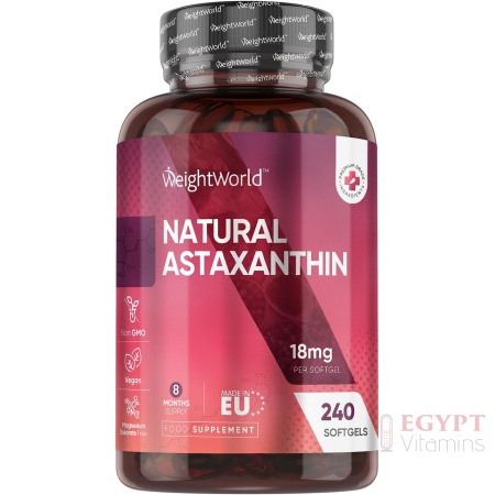 WeightWorld Astaxanthin 18mg | 240 Softgels