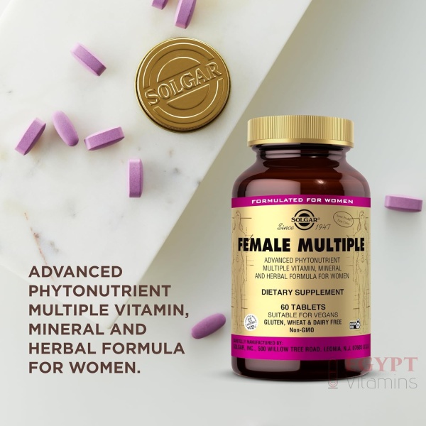 Solgar Female Multiple | Advanced Multivitamin for Women | 60 Tablets - Image 5