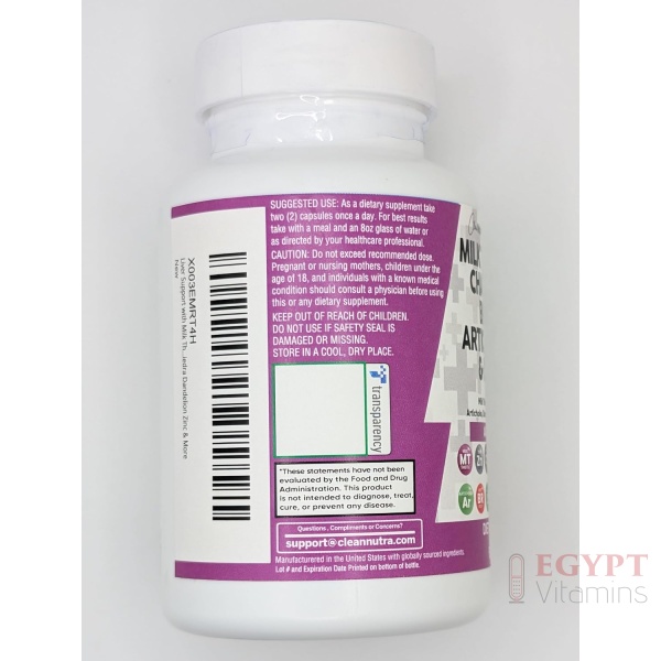 Clean Nutraceuticals Milk Thistle NAC Chanca Piedra Beet Root Artichoke Dandelion Root - Liver Cleanse Detox & Repair Supplement Plus TUDCA Choline & Ginger 60 Count - Image 5