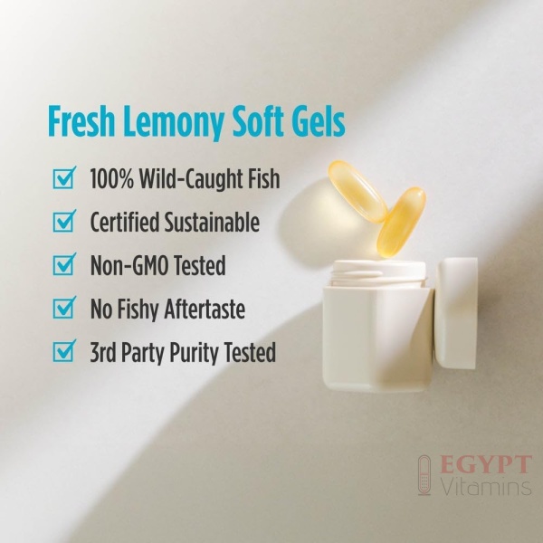 Nordic Naturals Ultimate Omega, Lemon Flavor - 90 Soft Gels - Image 5