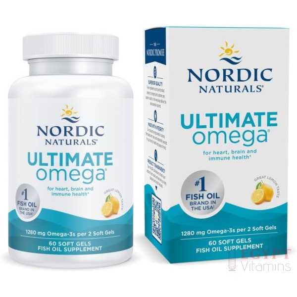 Nordic Naturals Ultimate Omega, Lemon Flavor - 60 Soft Gels